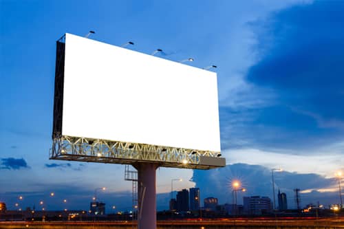 blank billboard